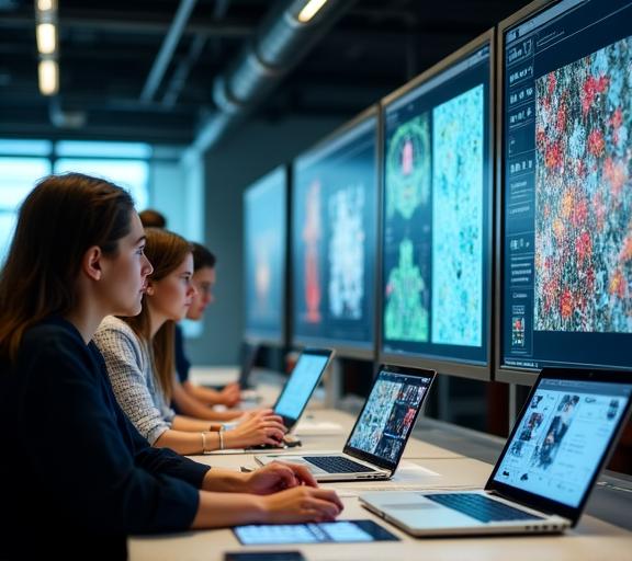 Designer che collaborano in remoto sulla piattaforma tessile di Filo Remoto